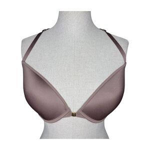 ThirdLove Lace Racerback Bra sz 36C / 38B Taupe Tan Underwire Smooth Cup